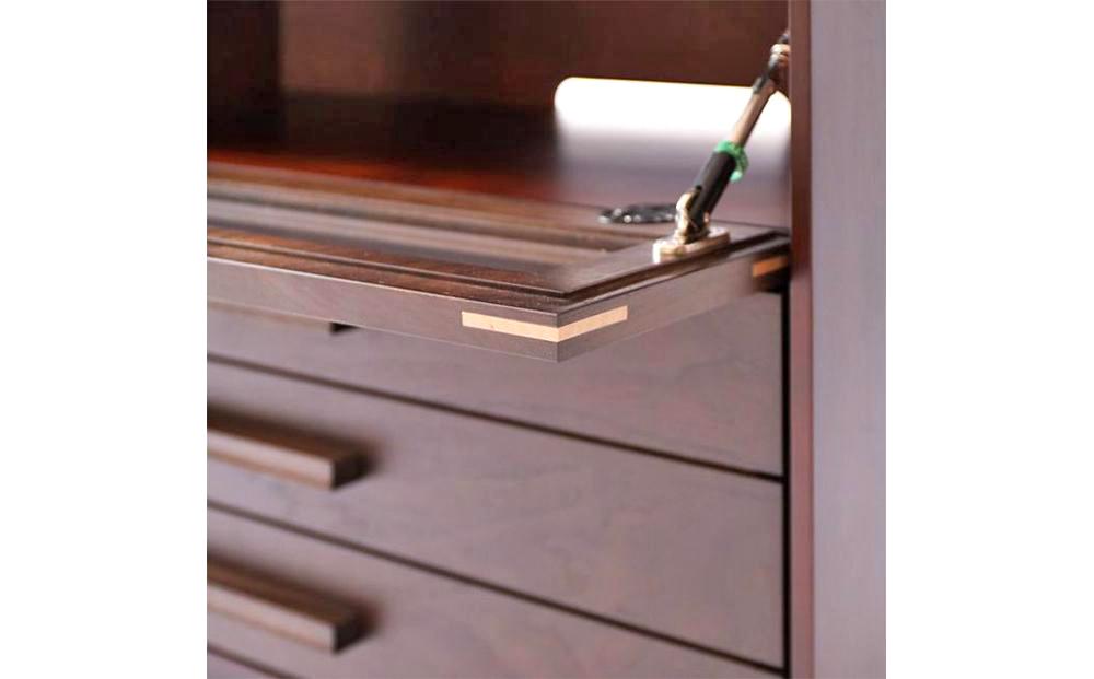 旭川家具　クリエイトファニチャー　Ｗ＆Ｂローボード 【 国産 無垢 インテリア 木製 収納 モダン ヴィンテージ テレビボード テレビ台 ハイボード AVボード  ウォールナット カバ ビーチ 北海道 】 _01234