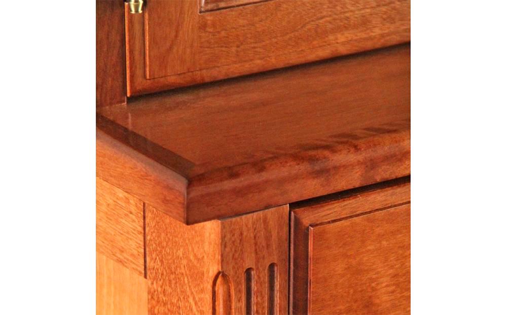 旭川家具 クリエイトファニチャー CHELSEAリビングボード 【 国産 無垢 インテリア 木製 収納 クラシック キャビネット サイドボード 食器棚 リビング ダイニング 北海道 】 _01238