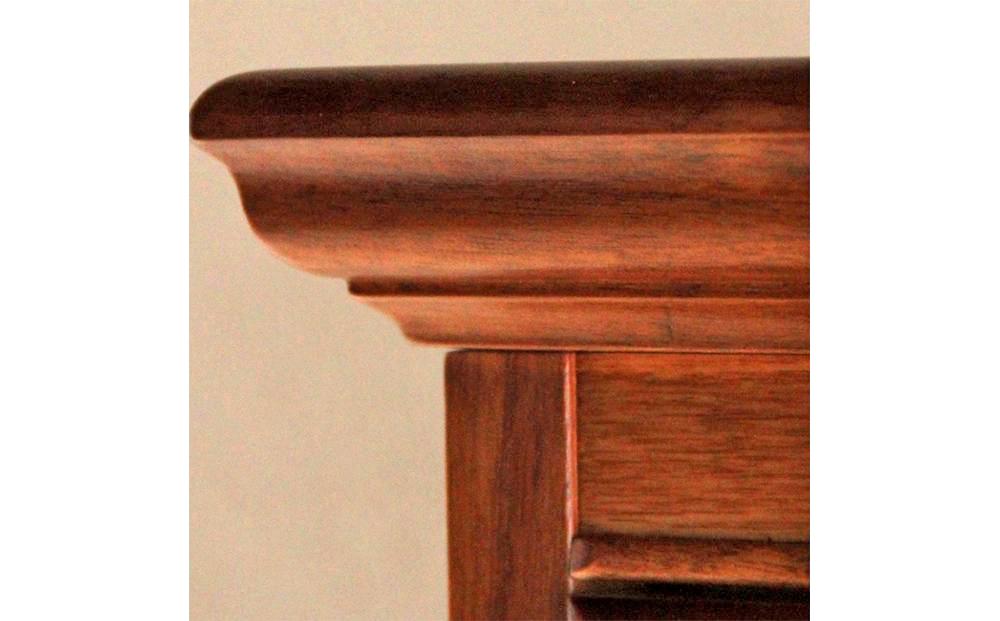 旭川家具　クリエイトファニチャー　CHELSEAミドルボード 【 国産 無垢 インテリア 木製 収納 クラシック キャビネット サイドボード 食器棚 リビング ダイニング 北海道 】 _01239