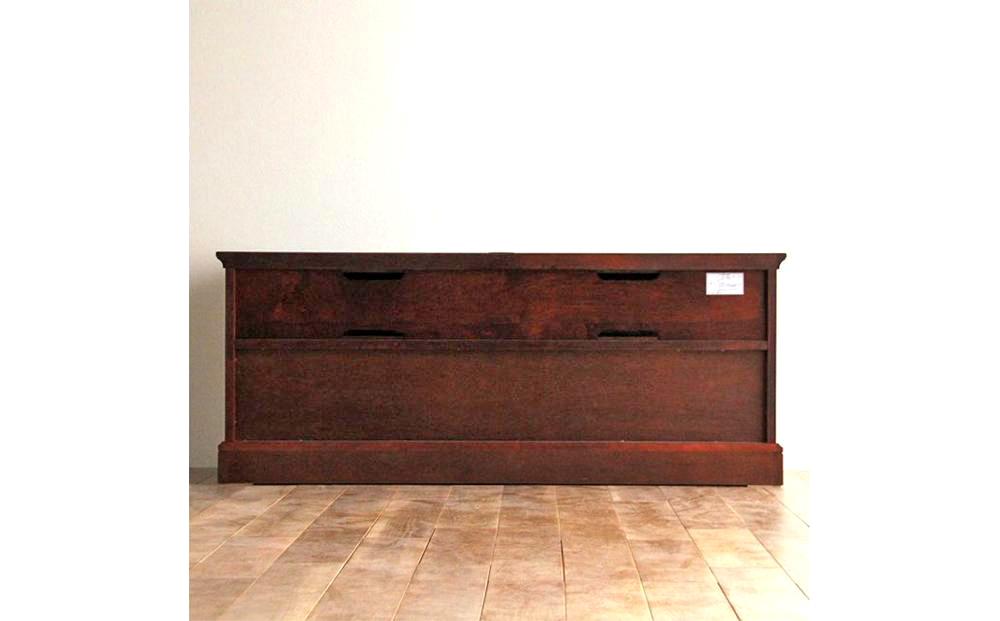 旭川家具　クリエイトファニチャー　HOKKAI(北海) TVボード 【 国産 無垢 インテリア 木製 民芸 収納 テレビボード テレビ台 ローボード AVボード リビング 北海道 】 _01241