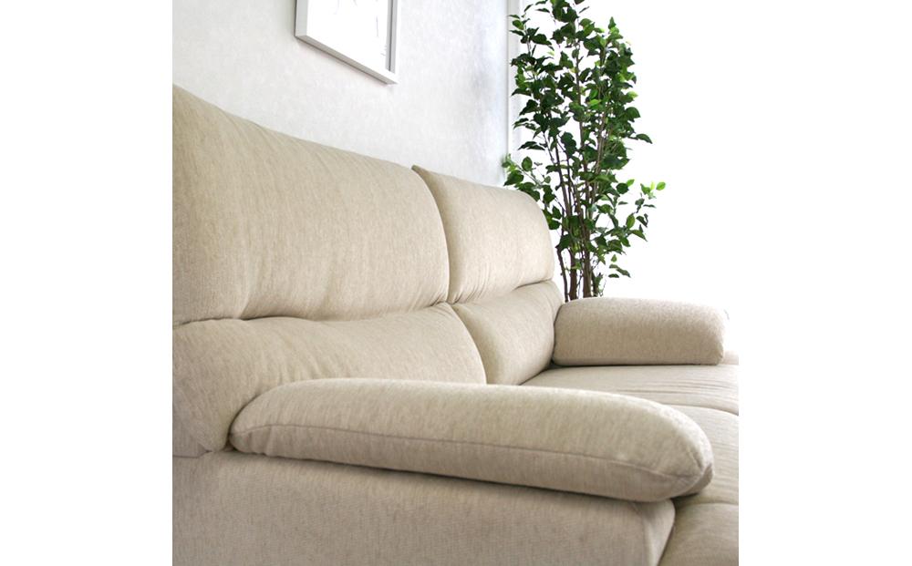 旭川家具　宮田産業 ARON(アーロン) 2人掛けソファ 【 国産 無垢 インテリア 木製 ナチュラル ソファ ソファー 2人掛け リビング ダイニング 北海道 】_01376