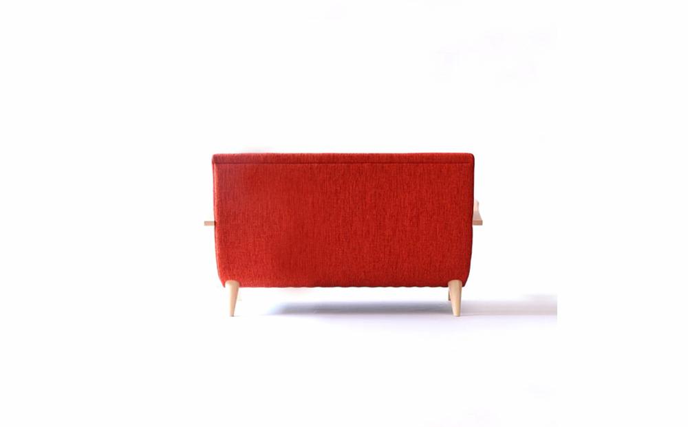 旭川家具　宮田産業　クワトロ2人掛け　メープル 【 国産 無垢 インテリア 木製 ナチュラル ソファ ソファー 2人掛け リビング ダイニング 北海道 】_01510