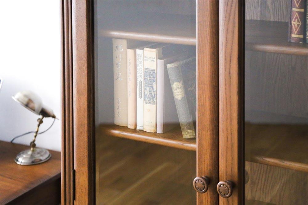 旭川家具 山室家具製作所 エスポアール No.77 書棚 【 国産 無垢 インテリア 木製 シックチェスト タンス 収納 本棚 ブックシェルフ ダイニング 書斎 北海道 】 _03421