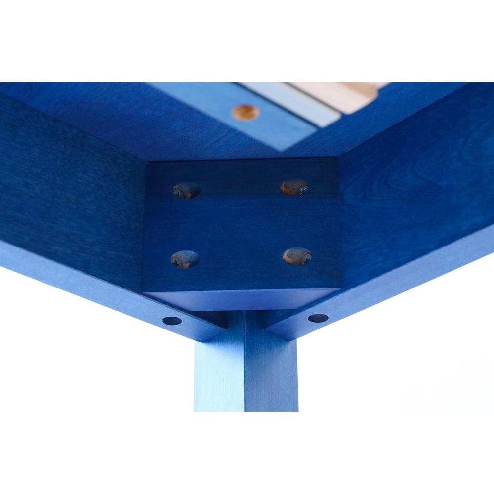 旭川家具 クリエイトファニチャー 北海 デスク カバ(ネイビー) 【 国産 無垢 インテリア 木製 クラシック コンパクト 机 パソコンデスク ワークデスク 勉強机 北海道 】 _03866