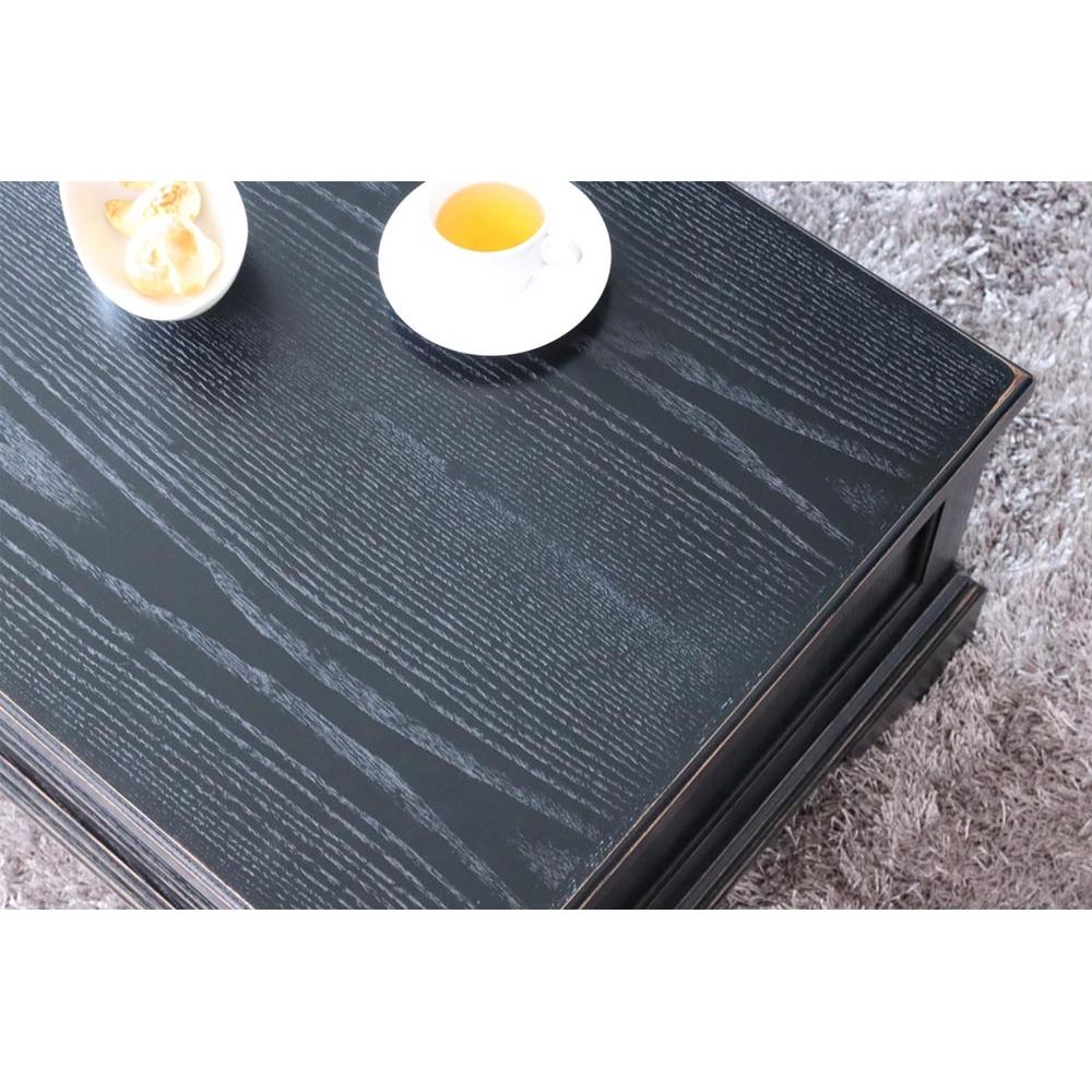 旭川家具 クリエイトファニチャー テーラー コーヒーテーブル 【 国産 無垢 インテリア 木製 クラシック レトロ エイジング 収納 リビングテーブル コーヒーテーブル コンパクト ダイニング 北海道 】 _03868