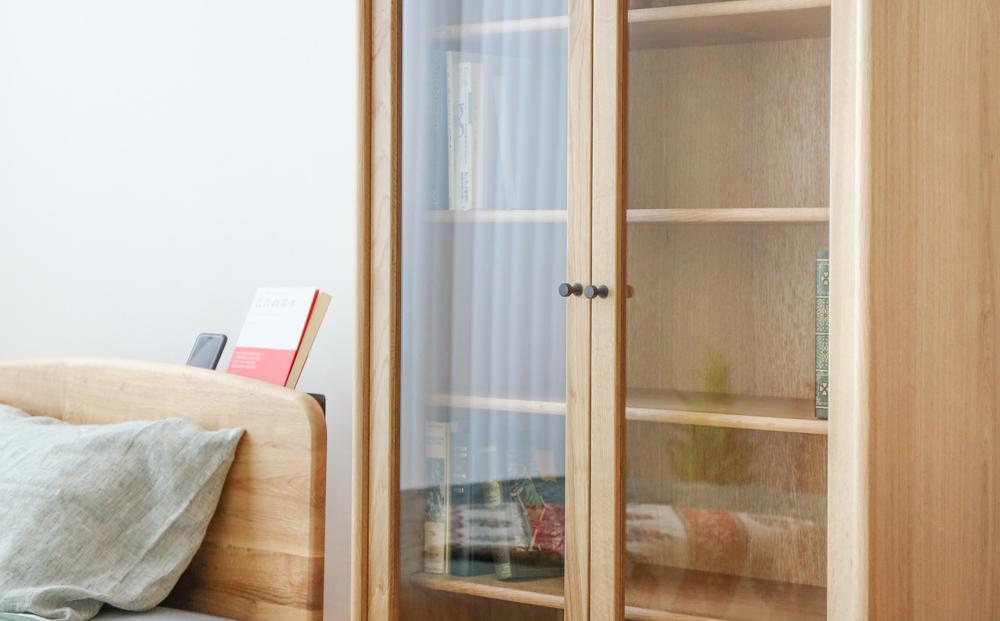 旭川家具 MUKU工房オリジナル ジャム キャビネット 引出し 北海道ナラ 【 国産 無垢 インテリア 木製 収納 ナチュラル キャビネット サイドボード リビング ダイニング 北海道 】 _04573