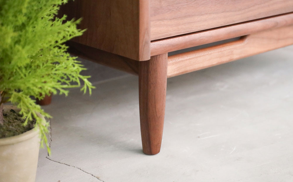 旭川家具 MUKU工房オリジナル ジャム オープンキャビネット ウォールナット_04900