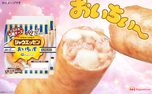 【ふるさと納税】シャウエッセン おいちいず 94g x 2束 x 6パック ［食品 あらびき ウインナー ソーセージ セット ウインナーソーセージ 5種 チーズ タンパク質 国内製造 北海道 旭川 納税 返礼品 日本ハム お取り寄せグルメ 定期便 大容量 お弁当 おかず 惣菜 おつまみ 送料無料］_05364