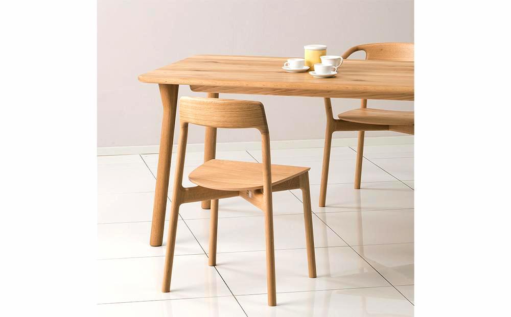 旭川家具 カンディハウス コレント サイドチェアー（木座） 北海道ナラNF_00269