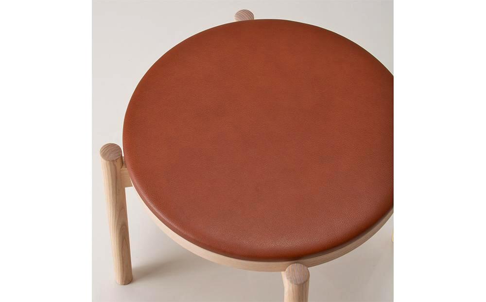 旭川家具 カンディハウス KOTAN スツール（座張） 北海道タモWNF／BQ-BR_00449