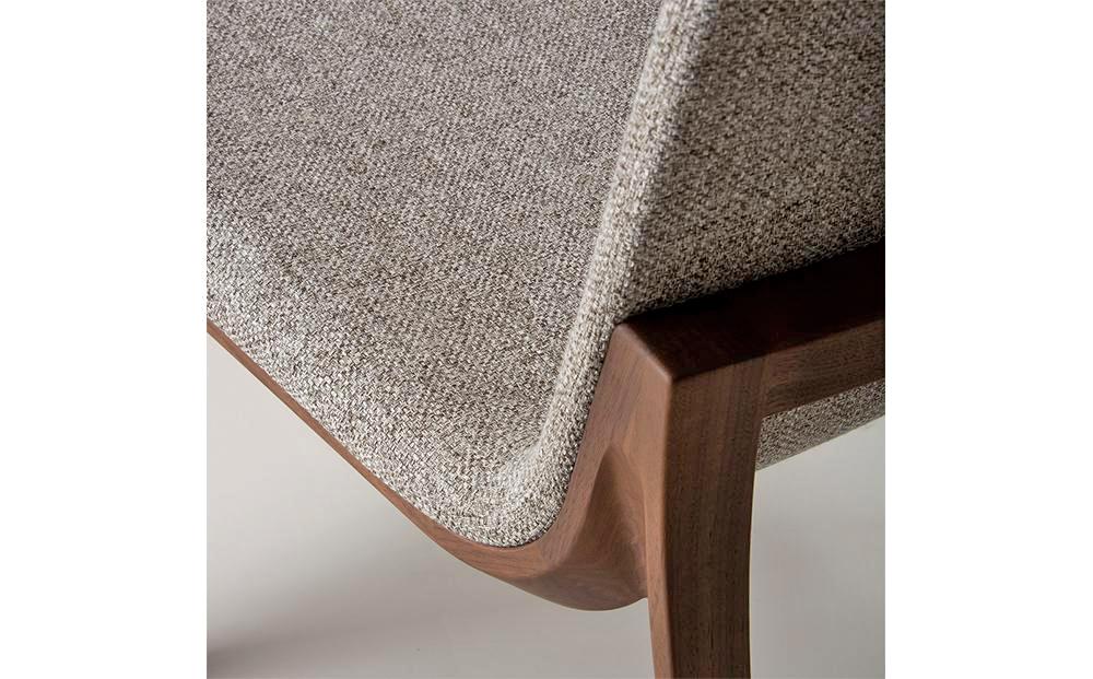 旭川家具 カンディハウス チャレンジ サイドチェアー ウォルナットCW／ブレンドLGY_00461