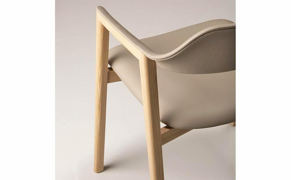 旭川家具 カンディハウス TEN アームチェアーUB（座張） 北海道タモNF／MG-LGY_00730