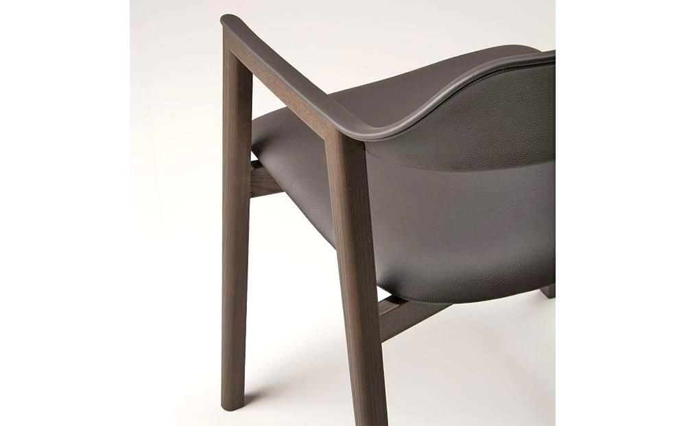 旭川家具 カンディハウス TEN アームチェアーUB（座張） 北海道タモDBR／MG-CGY_00731