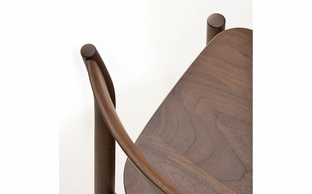 旭川家具 カンディハウス KAMUY サイドチェアー（木座） ウォルナットCW_00744