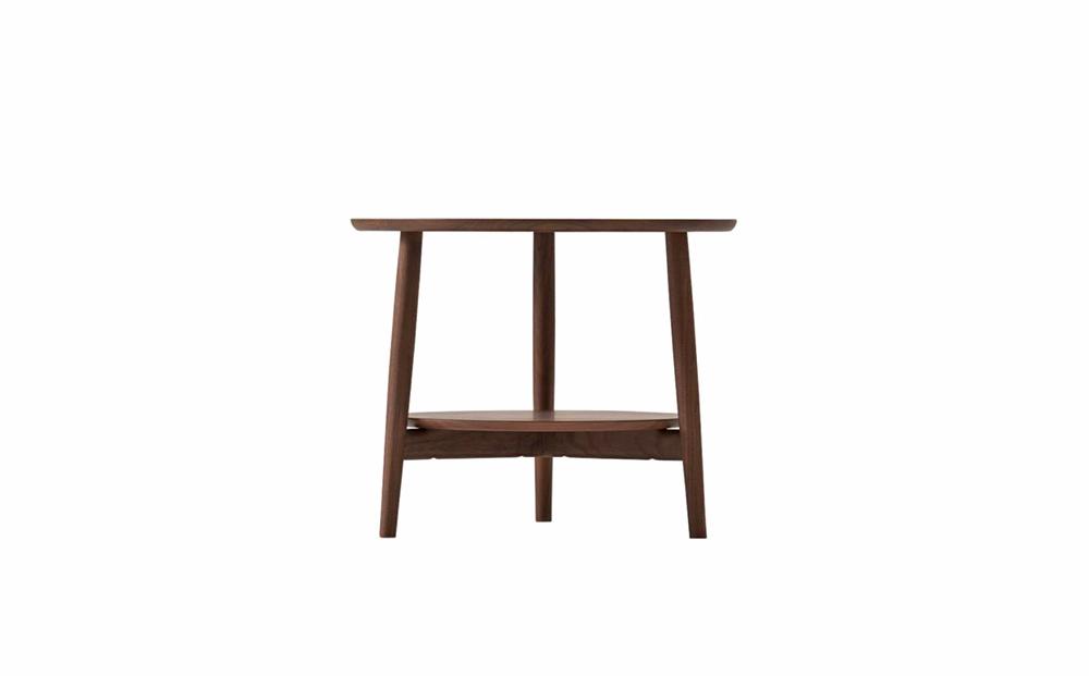 旭川家具 カンディハウス KAMUY 丸テーブルφ58 ウォルナットCW_01224