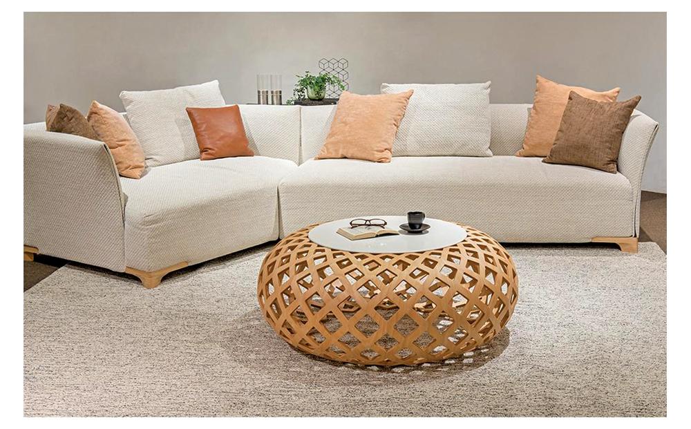 旭川家具 カンディハウス KINA LUX キナフロアーP φ100_01341