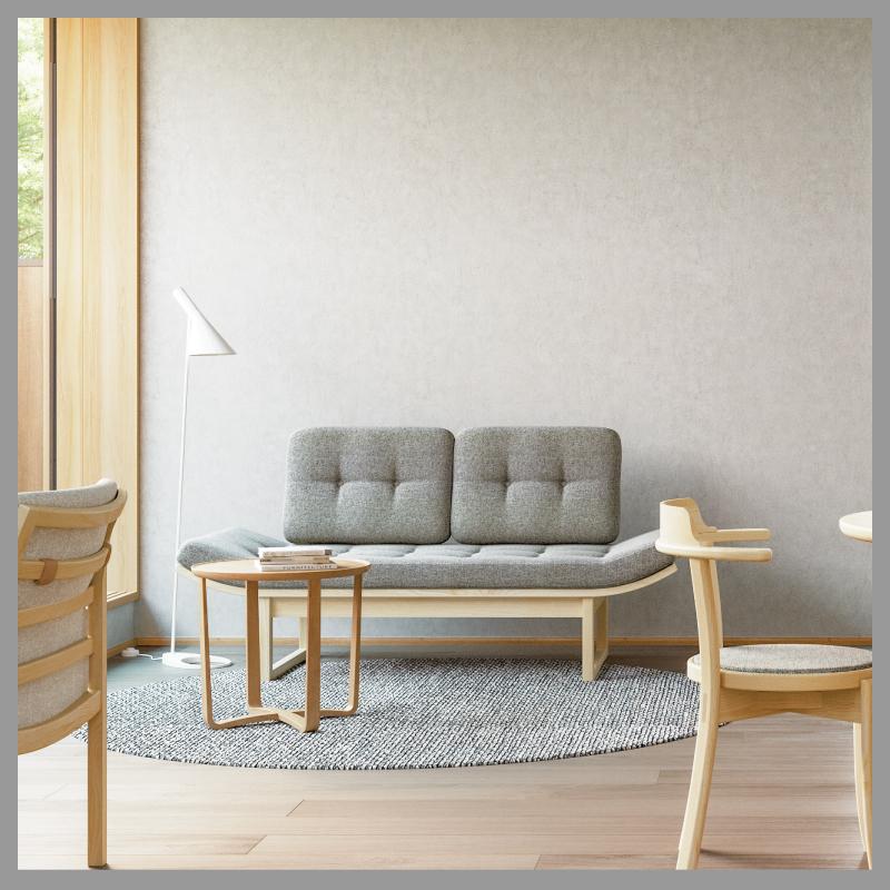 旭川家具 カンディハウス ガーベラ 丸テーブルφ50(M) ・(L) ・φ70(M) 北海道タモNF_03115