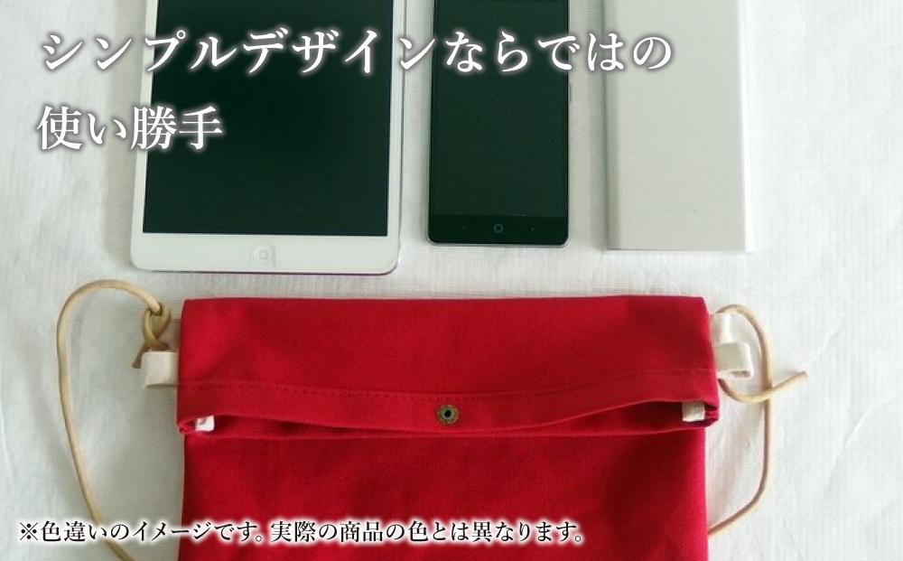 旭川発の帆布バッグ「緑道帆布」2wayサコッシュ(ブラック　)_00363