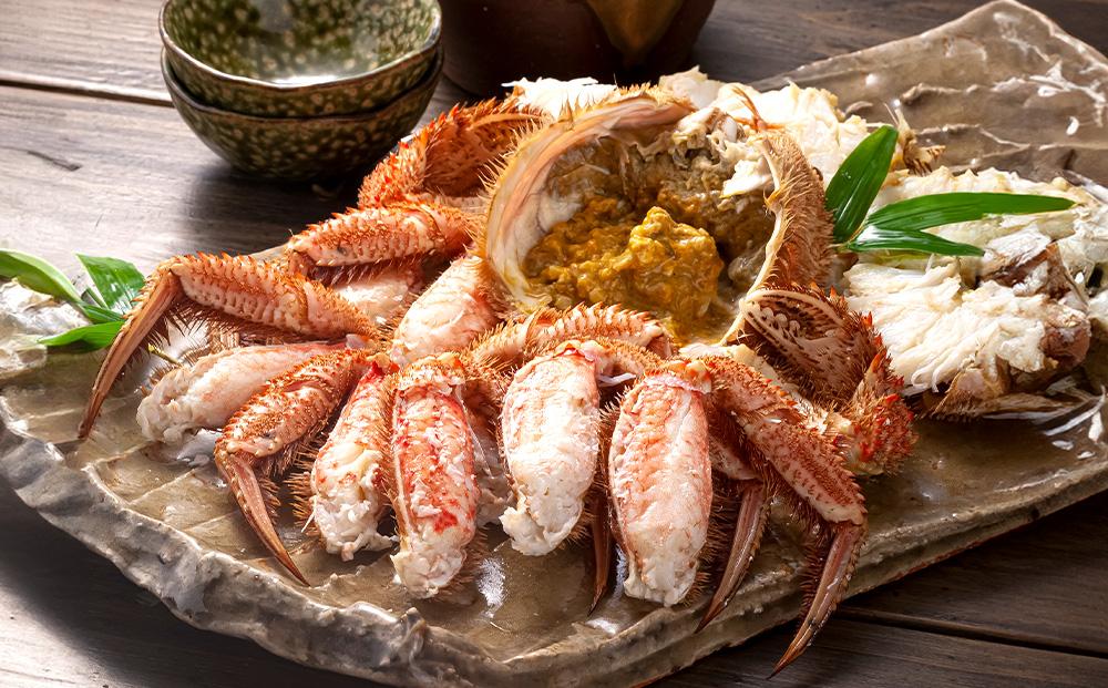 【先行予約】北海道オホーツク産海明け活毛ガニ　ボイル未冷凍配送(チルド 冷蔵配送)　500g前後　4尾　（2026年3月下旬より発送予定）_03502