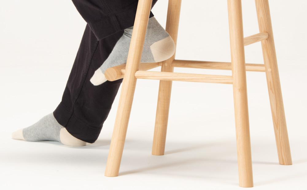 旭川家具 WOWの【log（スツール）】カラー：ナチュラル_03208