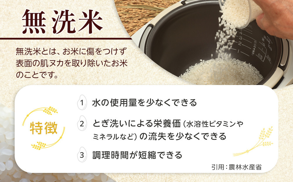 【9回定期便】ゆめぴりか 無洗米 真空 5kg 毎月発送_05947