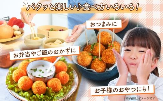 北海道 一口 コロッケ かぼちゃ 1kg【 カボチャ 南瓜 じゃがいも 芋 ポテト 馬鈴薯 ミニサイズ 揚げ物 惣菜 お弁当 おかず おつまみ 手軽 時短 簡単 エフケイ工房 送料無料 旭川 】_04218