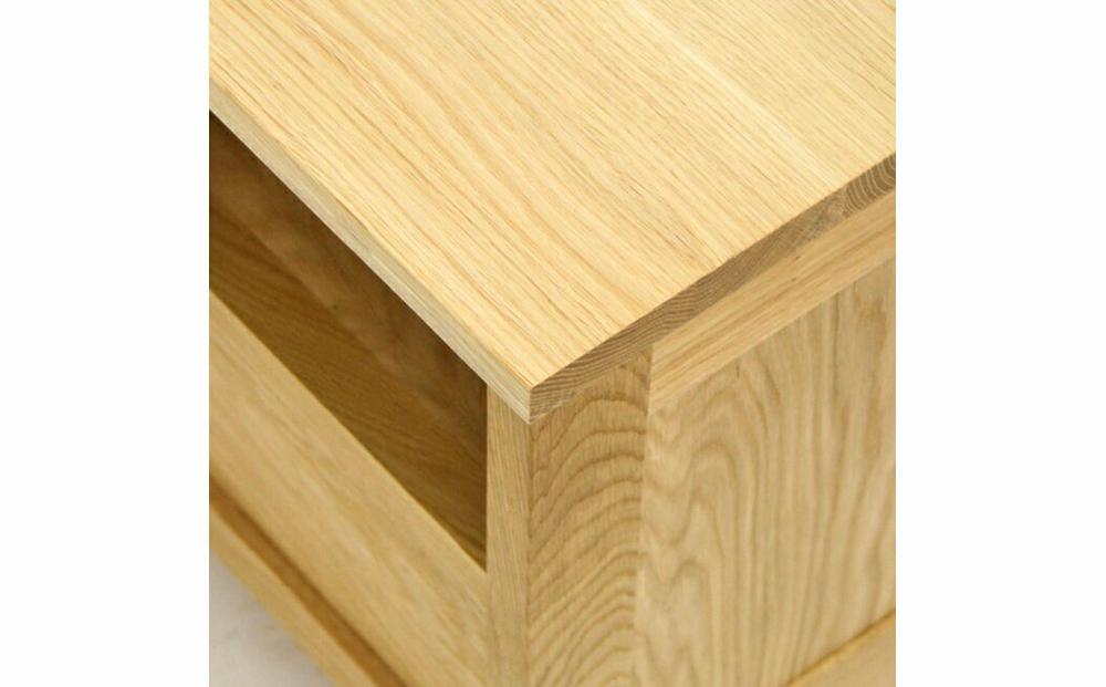 旭川家具 山室家具製作所 PROTO(プロト) No.608 TVボード 160 ナラ 【 国産 無垢 インテリア 木製 収納 テレビボード テレビ台 ローボード AVボード リビング 北海道 】 _00931