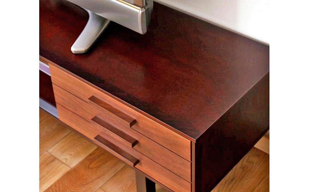 旭川家具 クリエイトファニチャー W&B(ダブルアンドビー) TVローボード 【 国産 無垢 インテリア 木製 収納 モダン ヴィンテージ テレビボード テレビ台 ハイボード AVボード  ウォールナット カバ ビーチ 北海道 】 _00941