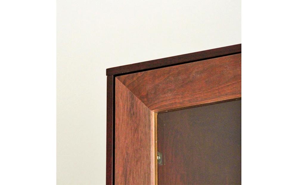 旭川家具 クリエイトファニチャー W&B(ダブルアンドビー) キャビネット 70 【 国産 無垢 インテリア 木製 収納 モダン ヴィンテージ キャビネット チェスト リビング ダイニング  ウォールナット カバ ビーチ 北海道 】 _00990