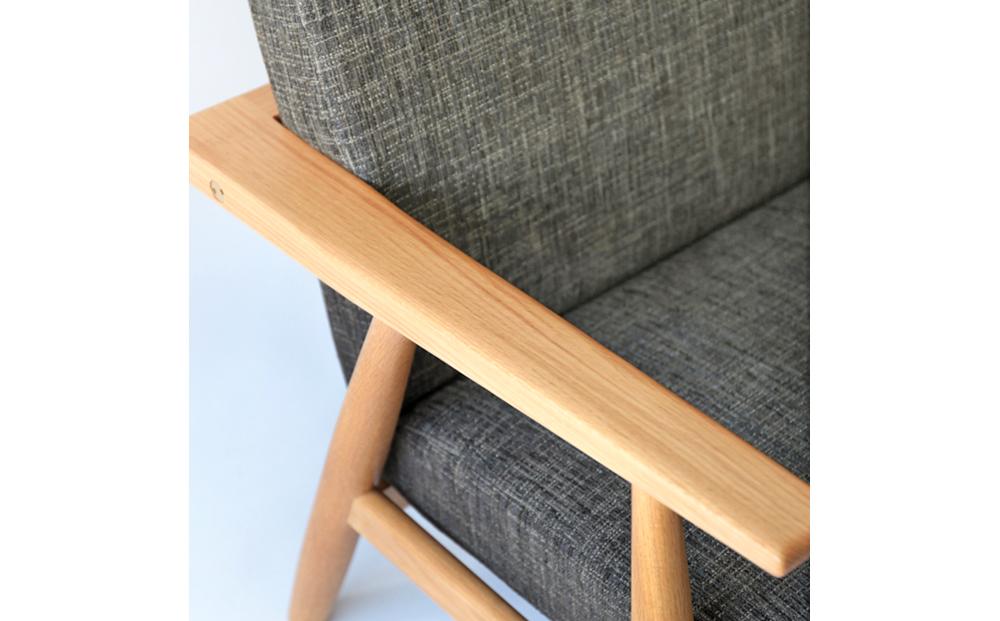 旭川家具 宮田産業 JETHRO(ジェスロ) 3人掛けソファ ナチュラル色 【 国産 無垢 インテリア 木製 ナチュラル 北欧 ソファ ソファー 2.5人掛け 3人掛け リビング ダイニング 北海道 】_00997