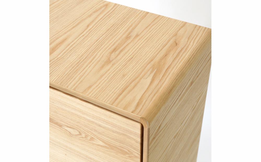 旭川家具 WOW WAO(ワオ) サイドボード パネル脚 【 国産 無垢 インテリア 木製 収納 ナチュラル キャビネット サイドボード リビング ダイニング 北海道 】 _01023