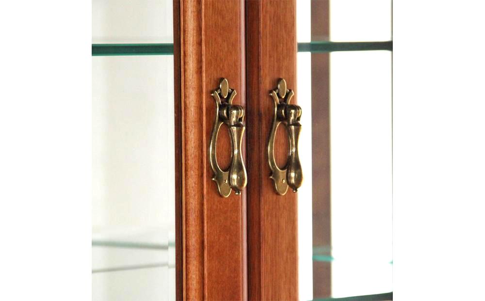 旭川家具 クリエイトファニチャー CHELSEAリビングボード 【 国産 無垢 インテリア 木製 収納 クラシック キャビネット サイドボード 食器棚 リビング ダイニング 北海道 】 _01238