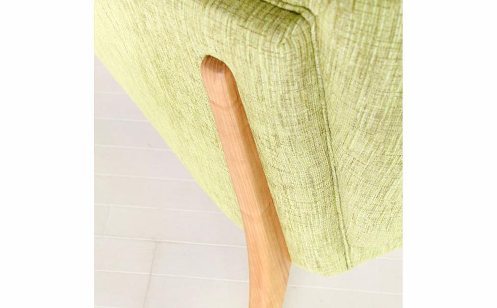 旭川家具 宮田産業 CAPA(キャパ) 2人掛けソファ タモ 【 国産 無垢 インテリア 木製 ナチュラル ソファ ソファー 2人掛け 2.5人掛け コンパクトソファ リビング ダイニング 北海道 】_01374