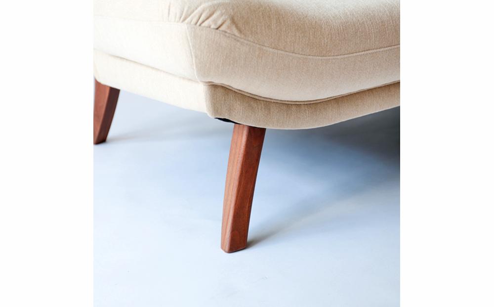 旭川家具 宮田産業 CAPA(キャパ) 2人掛けソファ ウォールナット 【 国産 無垢 インテリア 木製 ナチュラル ソファ ソファー 2人掛け 2.5人掛け コンパクトソファ リビング ダイニング 北海道 】_01375