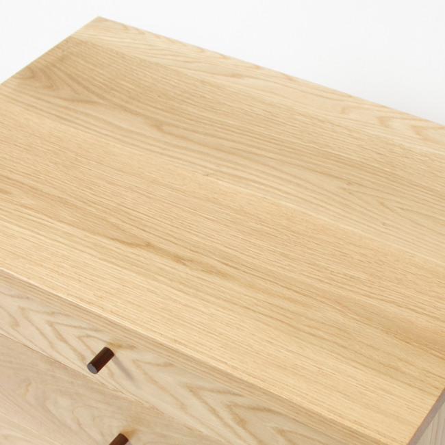 旭川家具　山室家具製作所　プロトNo.619 チェスト60　ナラ 【 国産 無垢 インテリア 木製 収納 ナチュラル キャビネット チェスト リビング ダイニング 北海道 】 _01963