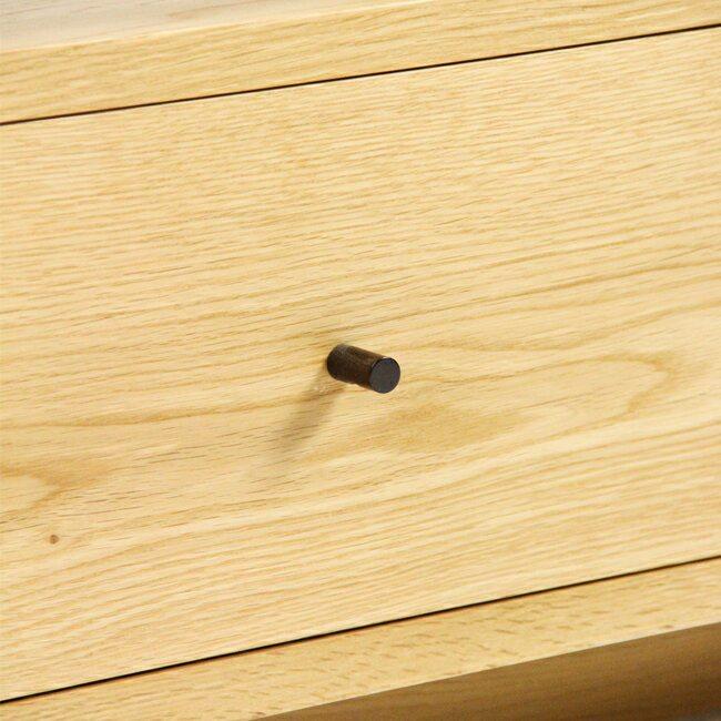 旭川家具 山室家具製作所 PROTO(プロト) No.610 TVボード 120 ナラ 【 国産 無垢 インテリア 木製 収納 テレビボード テレビ台 ローボード AVボード リビング 北海道 】 _02100