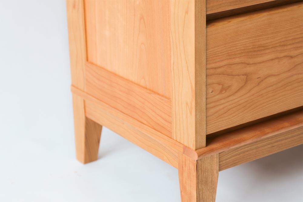 旭川家具 MUKU工房オリジナル ムク チェスト チェリー 【 国産 無垢 インテリア 木製 収納 ナチュラル キャビネット チェスト リビング ダイニング 北海道 】 _03229