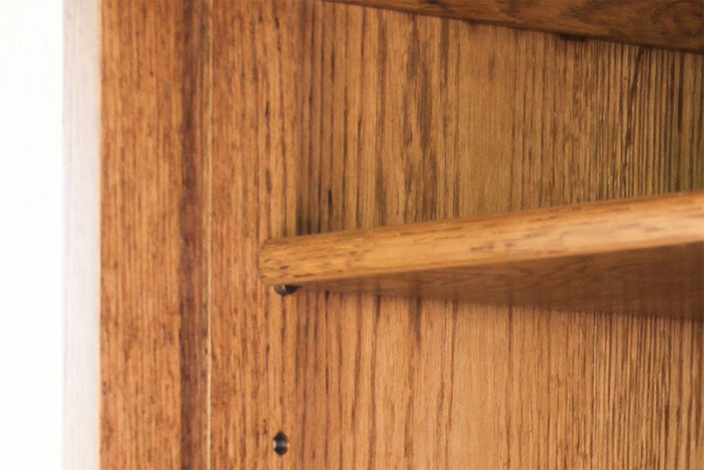 旭川家具 山室家具製作所 民芸家具 北の匠(H) No.2 水屋 120 ナラ 【 国産 無垢 インテリア 木製 収納 民芸 ダイニングボード 食器棚 キッチンボード ダイニング キッチン 北海道 】 _03245