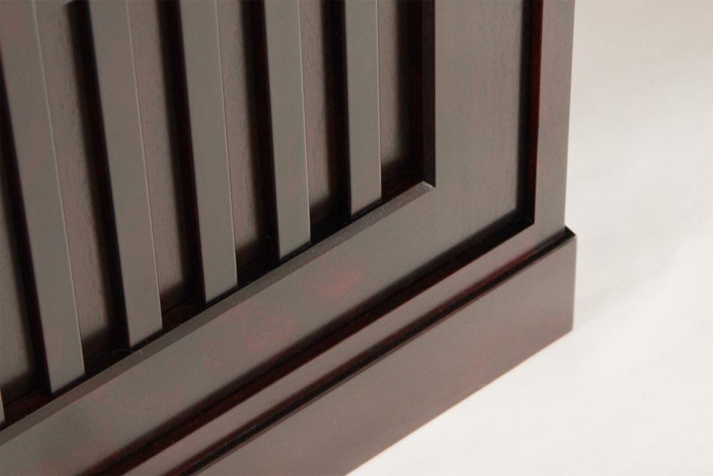 旭川家具 山室家具製作所 民芸家具 北の匠 No.2 水屋 120 カバ 【 国産 無垢 インテリア 木製 収納 民芸 ダイニングボード 食器棚 キッチンボード ダイニング キッチン 北海道 】 _03407