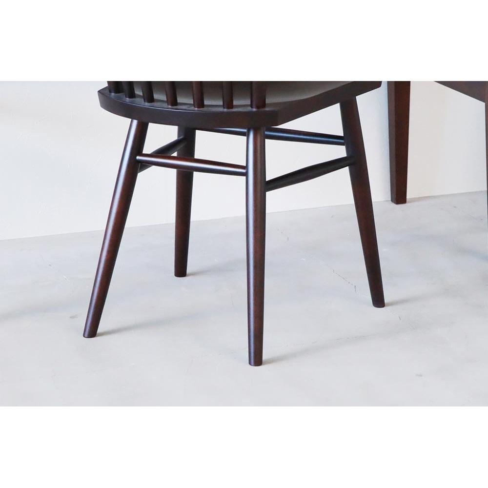 旭川家具 クリエイトファニチャー 北海 ウィンザーチェア カバ(北海) 【 国産 無垢 インテリア 木製 クラシック 民芸 チェア 椅子 チェアー ダイニングチェア ウィンザーチェア 北海道 】 _03862