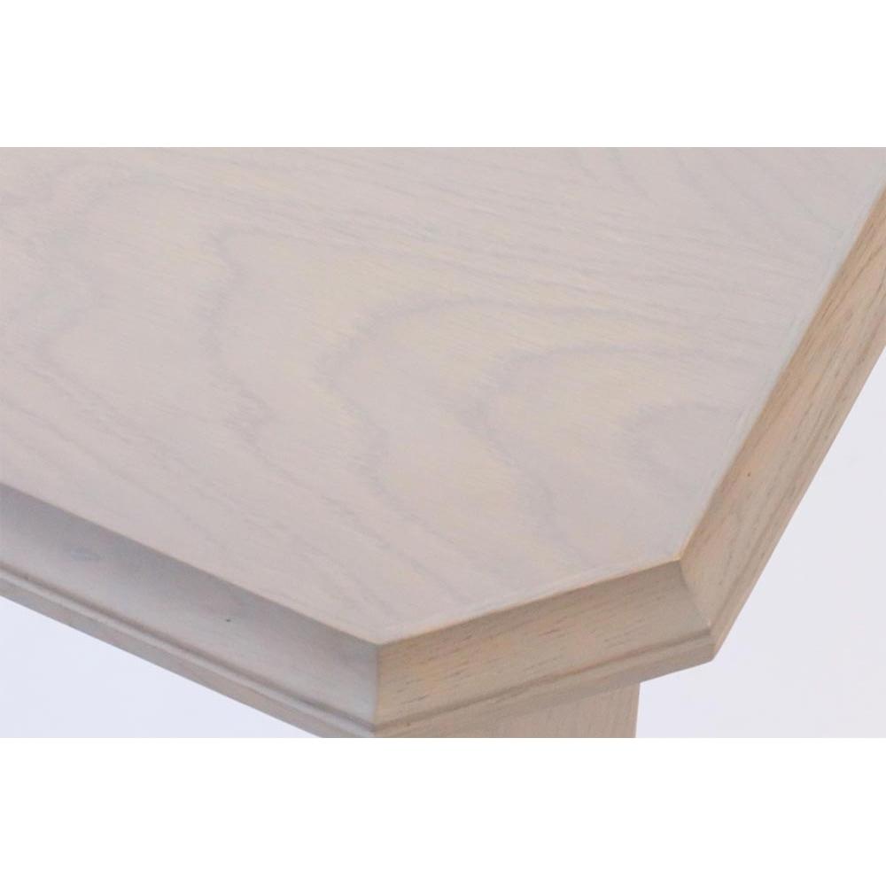 旭川家具 クリエイトファニチャー 北海 ダイニングテーブル オーク(グレー) 【 国産 無垢 インテリア 木製 クラシック ダイニングテーブル 食卓テーブル ダイニング 北海道 】 _03863