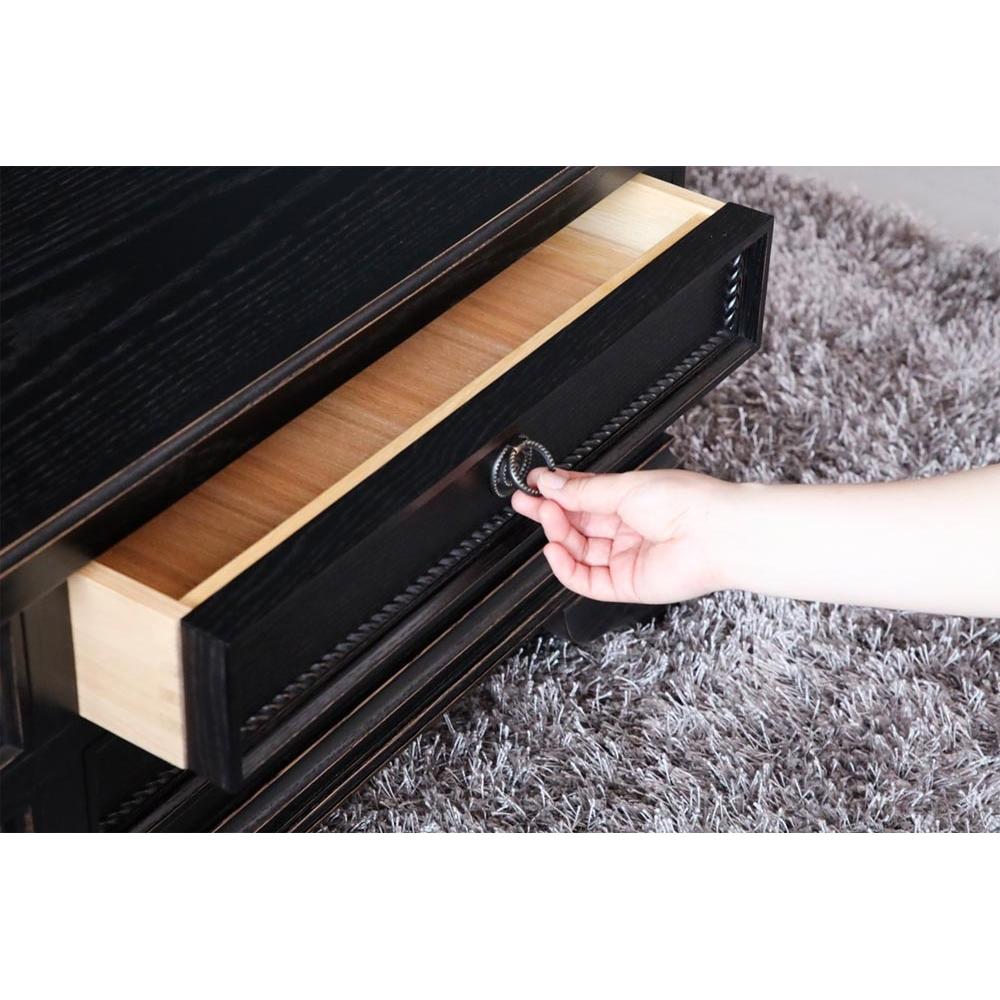 旭川家具 クリエイトファニチャー テーラー コーヒーテーブル 【 国産 無垢 インテリア 木製 クラシック レトロ エイジング 収納 リビングテーブル コーヒーテーブル コンパクト ダイニング 北海道 】 _03868