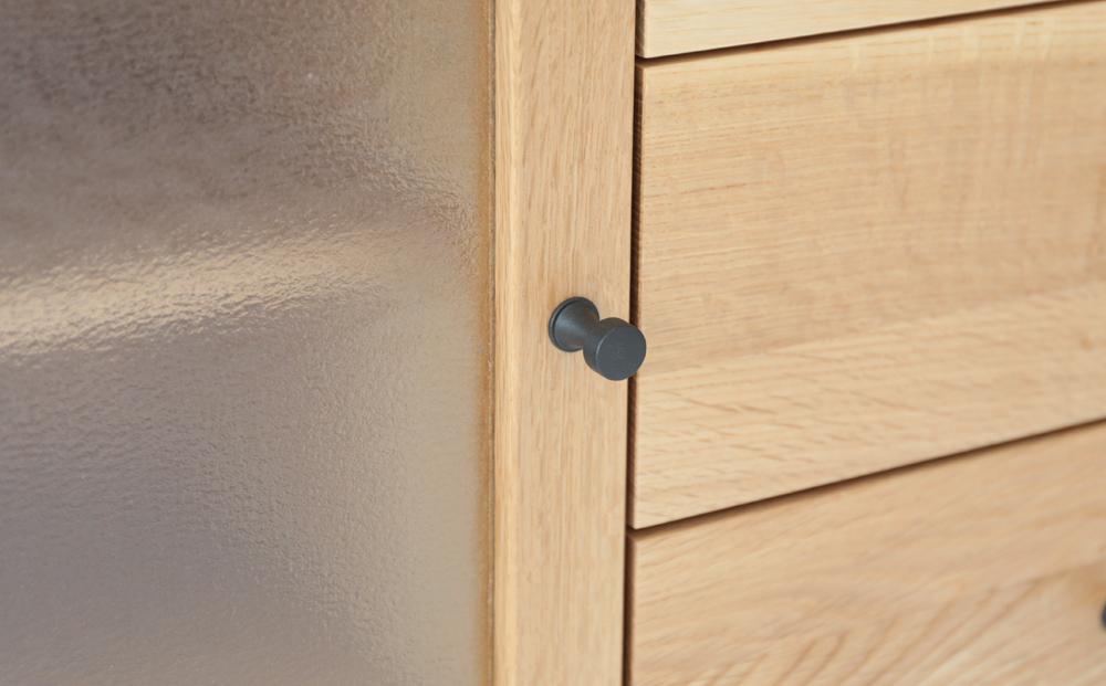 旭川家具 MUKU工房オリジナル ジャム サイドボード 100 北海道ナラ 【 国産 無垢 インテリア 木製 収納 ナチュラル キャビネット サイドボード リビング ダイニング 北海道 】 _04570