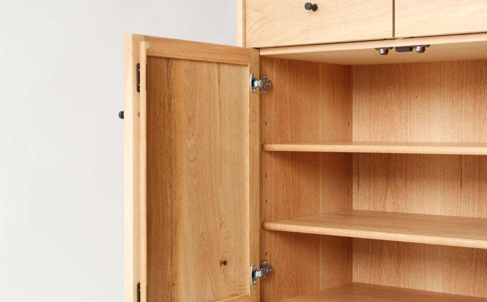 旭川家具 MUKU工房オリジナル ジャム カウンターボード 80 北海道ナラ_04903