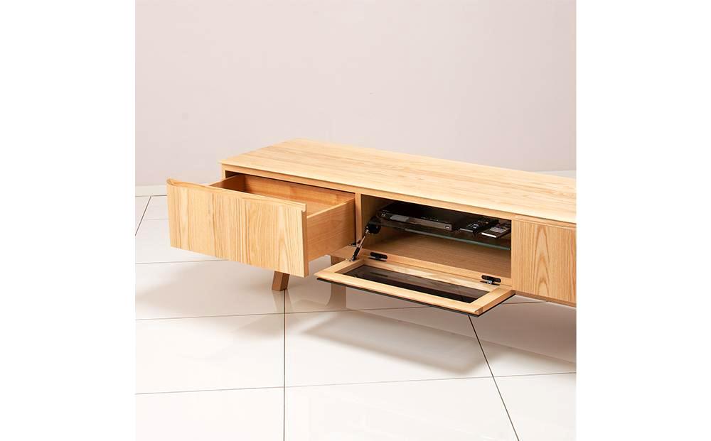 旭川家具 カンディハウス TEN TVボード TV-180 北海道タモNF_00975