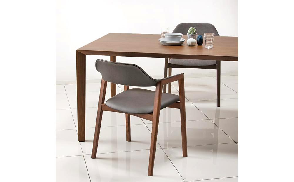 旭川家具 カンディハウス TEN アームチェアーUB（座張） ウォルナットCW／MG-CGY_01063