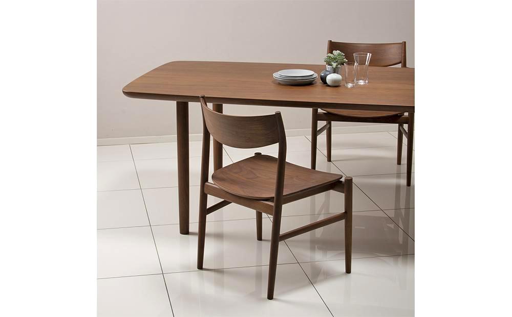 旭川家具 カンディハウス KAMUY サイドチェアー（木座） ウォルナットCW_00744