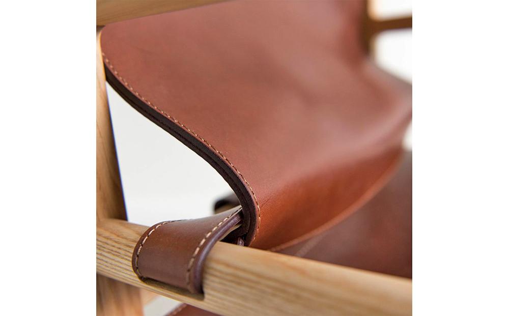 旭川家具 カンディハウス TACK イージーチェアー＆オットマン　北海道タモNF SO-BR_01342