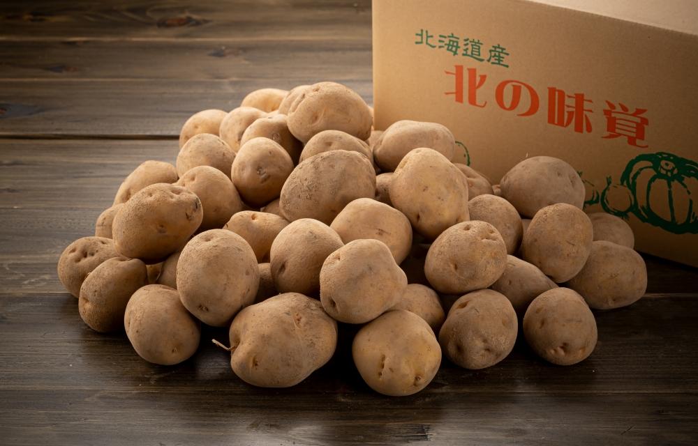 秋とれたて 新じゃが キタアカリ 8kg(2025年10月発送開始予定)北海道産じゃがいも ジャガイモ 【 じゃがいも いも イモ 芋 野菜 産地直送 旬 お取り寄せ 旭川市 北海道 】_03813