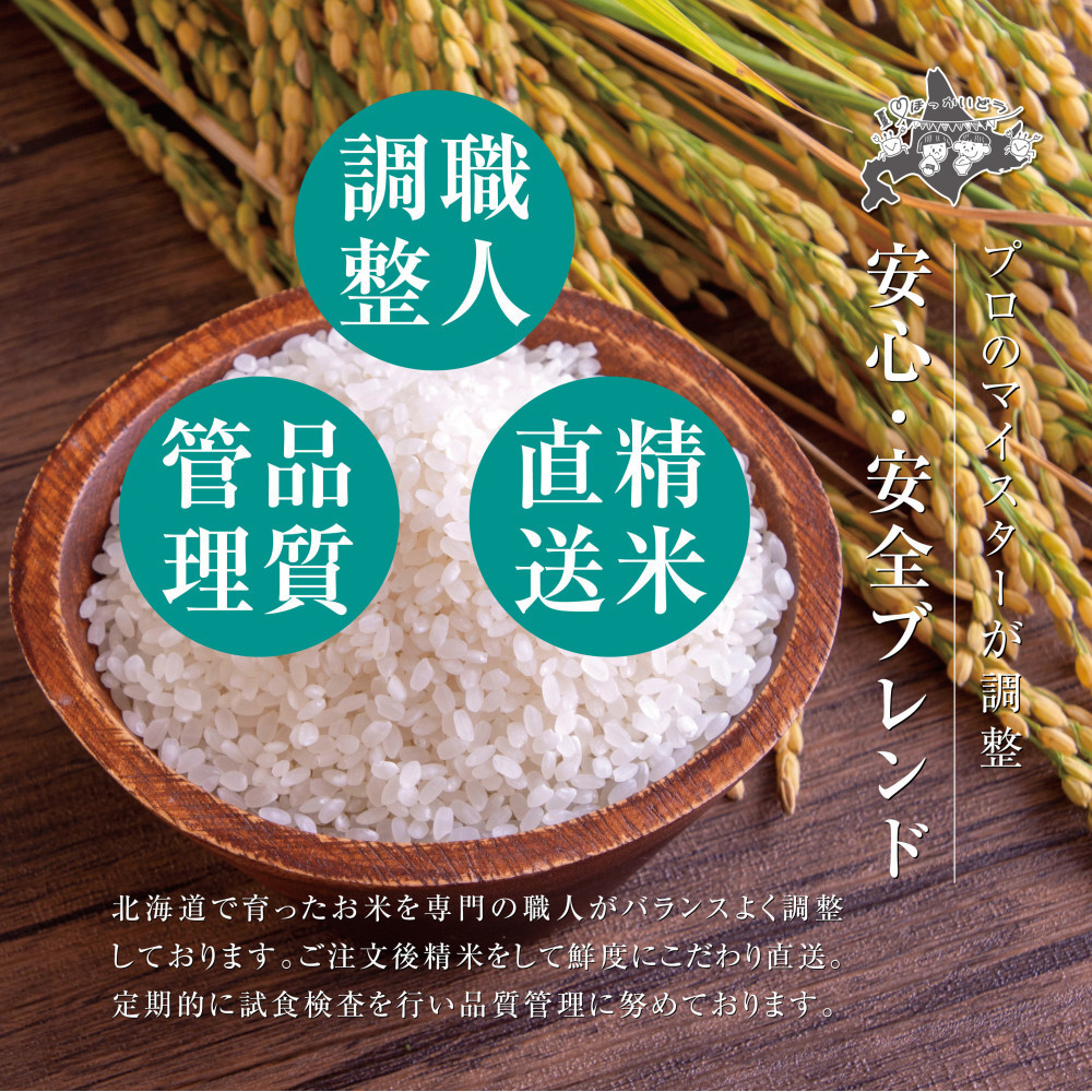 【2026年1月中旬から発送】令和7年産 北海道ブレンド米 (10kg) 【 白米 精米 ご飯 ごはん 米 10kg  お米 旭川市ふるさと納税 北海道ふるさと納税 】_03888